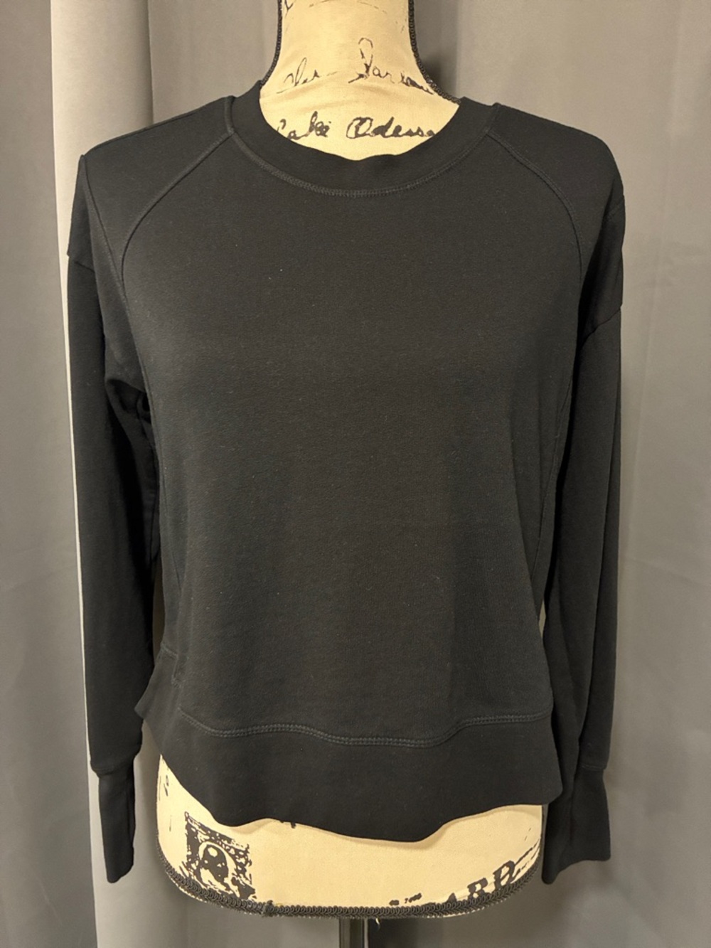 Sweaty Betty Black Pullover with Subtle Logo Tag